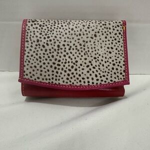Multicolor Animal Soruka Style Trifold Wallet with Back Compartment